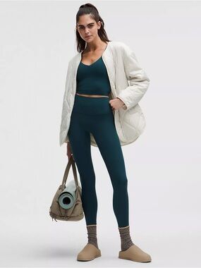 Lululemon Align 25” Legging/ Med/ blue/green